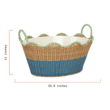Beautiful Two-Tone Rattan Drink Basket by Drew Barrymore