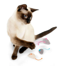 SmartyKat Skitter Critters Value Pack, Soft Plush Catnip Filled Mice Cat Toys, 10 Count