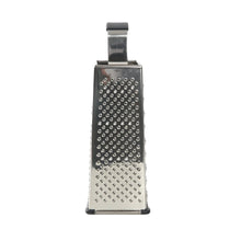 Mainstays Soft Grip Stainless Steel Grater 9" 4 Sided Silver