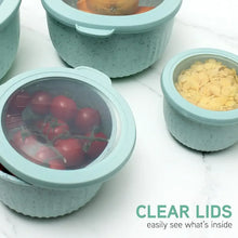 COOK WITH COLOR Meal Prep Containers Wide Mixing Bowls Food Storage Containers with Lid