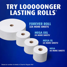 Charmin Toilet Paper Ultra Soft, 12 Mega XL Rolls, 2-Ply Bath Tissue