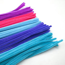 Hello Hobby Fuzzy Sticks, 100 Count, Cosmic Multicolor Chenille Stems for Kids Crafts and DIY Projects