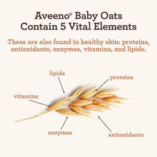 Jabón y champú hidratante diario Aveeno Baby 33 onzas líquidas y 12 onzas líquidas.