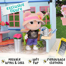 Honey Bee Acres In Bloom Flower Shop Dollhouse – 59 small accessories, Pretend Set for Kids Ages 3+