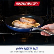 Blue Diamond 8″ Ceramic Nonstick Fry Pan with Spatula, Dishwasher Safe, Oven Safe, Metal Utensil Safe
