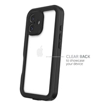 Body Glove Tidal Waterproof Phone Case for iPhone 16 - Black/Clear
