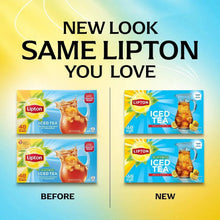 Lipton Iced Black Tea, Family Size Tea Bags, 48 Count
