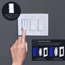 RunLessWire Click for Philips Hue Wireless Battery-Free Smart Dimming Light Switch- Brown