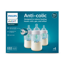 Philips Avent Anti-colic Bottle with AirFree Vent, 9oz, 3pk, Clear, SCY703/03