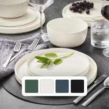 Member’s Mark 24-Piece Modern Stoneware Dinnerware Set, Assorted Colors