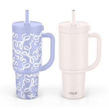 Ello Oasis 30oz Stainless Steel Tumbler with Handle, 100% Leakproof, 2-Pack