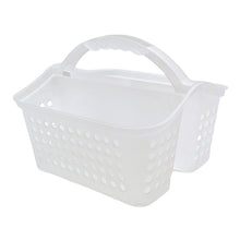 Mainstays Small Portable Shower Caddy Frost Plastic
