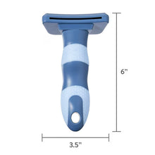 Vibrant Life Medium Undercoat Deshedding Tool with Non-Slip Handle for Dogs