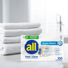 allFabricSoftenerDryerSheets_FreeClear_250ct.4 - USA Mega Market