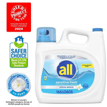 allLiquidLaundryDetergentSensitiveFresh_SpringBreeze_166loads_250oz.2 - USA Mega Market