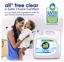all free clear Liquid Laundry Detergent, The Original, 166 loads, 250 fl. oz.
