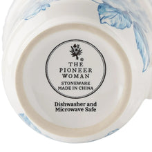The Pioneer Woman Agatha 12-Ounce Stoneware Mugs, Blue, Set of 4