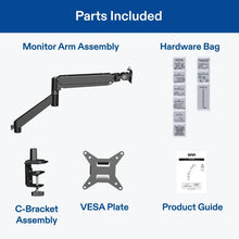 onn Spring Assisted Desk Mount for 13" to 32" Monitors/TVs, 3x Load Tested, Holds up to 19.8 lbs.