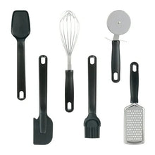 Mainstays 36 Piece Kitchen Gadget Set with Kitchen Cooking Utensils, and Drawer Organizer, Black