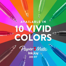 Paper Mate InkJoy Retractable Ballpoint Pen, 1.0 mm, Assorted Colors, 8 Count