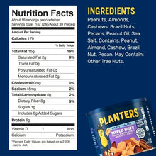 Planters Lightly Salted Mixed Nuts with Peanuts, Almonds, Cashews, Hazelnuts and Pecans, Plant Based Protein, 10.3 oz Canister