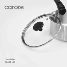 Carote 4 Pcs Stainless Steel Saucepan Set, Saucepans with Detachable Handle, Oven Safe, Induction Ready, Stackable Cookware, Kitchen Cooking Set