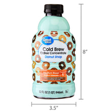 Great Value Donut Shop Cold Brew Coffee Concentrate, 32 fl oz