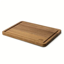 Thyme & Table Medium 10"x14" Acacia Wood Cutting Board with Triangle Shaped Anti-Slip Grips