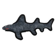 Tuffy Ocean Creature Shark Durable Plush Dog Toy with Squeaker