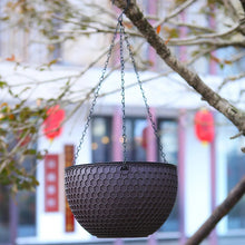 Visland Hanging Planters Self Watering Hanging Basket for Indoor Outdoor Plants Flower Plant Pot
