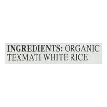 RiceSelect Organic Texmati White Rice, American-Style Basmati Rice, 2 lb Jar