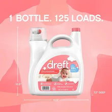 Dreft Ultra Concentrated Liquid Baby Laundry Detergent (125 Loads, 170 Fl. Oz.)