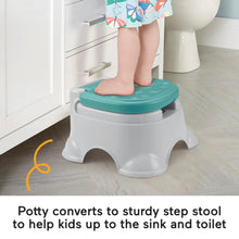 Fisher-Price 3-in-1 Toddler Potty Training Toilet, Ring, and Stepstool, Children Ages 18 Months +