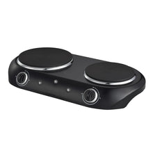 Mainstays Double Burner, 1800 W, Black Electric Cooktop, 1 Each, Assembled Product