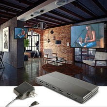 onn HDMI 4-Way Splitter, Black