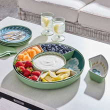 Better Homes and Gardens Floral Bamboo Melamine Chip and Dip Tray
