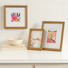 DesignOvation 5x7 Beaded Gold Decorative Tabletop Picture Frame
