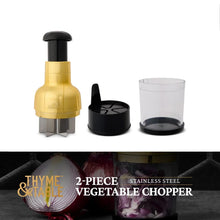 Thyme & Table Veggie Chopper with Stainless Steel Blade