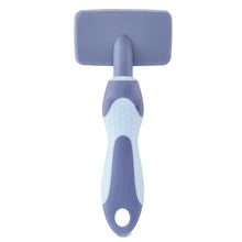 Vibrant Life Plastic Dog Slicker Grooming Brush with a TPR Grip