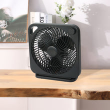 Mainstays New 9-inch Box Indoor Comfort Personal AC Electric Fan, 3 Speeds, Black