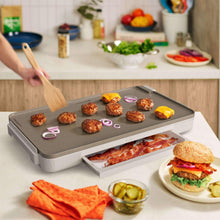 bella 12" x 22" XL Griddle with Warming Tray