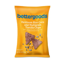 bettergoods Heirloom Blue Corn and Multigrain Tortilla Chips, 10 oz