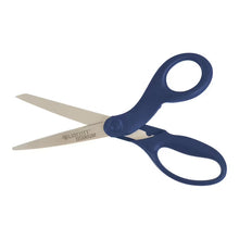 Westcott 8 Inch Titanium Bonded Scissors with Straight Blue Handle