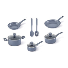 Elements by Thyme & Table 10-Piece Ceramic Non-Stick Cookware Set - Blue