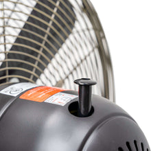 Better Homes & Gardens New 3 Speed 16 inch Vintage Metal Stand Fan in Black