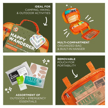 Be Smart Get Prepared Outdoor First Aid - Happy Wanderer, 134 Piece