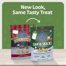 Blue Buffalo Santa Snacks Crunchy Dog Biscuits, Oven-Baked, Oatmeal & Cinnamon, 11-oz. Bag