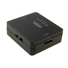 onn Composite AV to HDMI Converter, Black