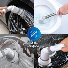 Ionvac Scrub It Electric Spin Scrubber, Multi-surface Rechargeable Cordless Scrub Brush with 9 Cleaning Brush Heads