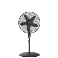 Lasko Cyclone Max 18" Oscillating Pedestal Fan with Remote, Adjustable Height and 4 Speeds for Whole Room Cooling, Black, S18605